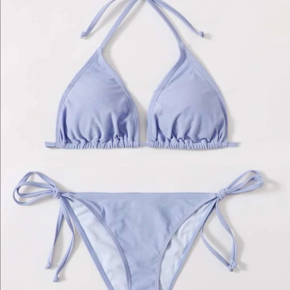 NEVER WORN purple string bikini size s